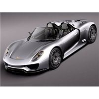 Porsche 918 Spyder 2012 3D Model
