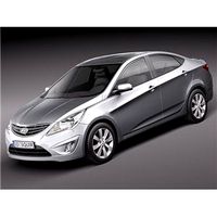 Hyundai Verna 2011 Sedan 3D Model