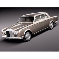 Rolls Royce Silver Shadow 1965 – 1980 3D Model