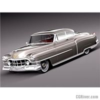Cadillac Deville Coupe 1951 - 3D Model