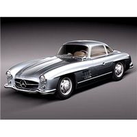Mercedes Benz 300 SL Gullwing W198 1954-1957 3D Model