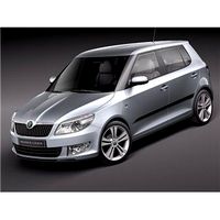 Skoda Fabia 2011 5-door 3D Model