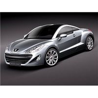 Peugeot RCZ 2011 3D Model