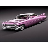 Cadillac Eldorado 62 series 1959 coupe 3D Model