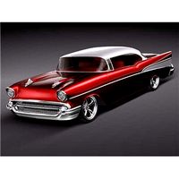 Chevrolet BelAir 1957 custom lowrider 3D Model