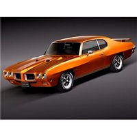 Pontiac GTO 1970 3D Model