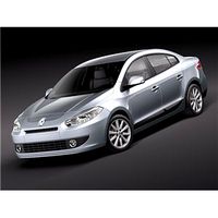 Renault Fluence 2010 3D Model