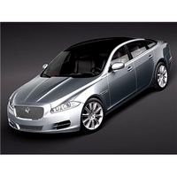 Jaguar XJ 2010 3D Model