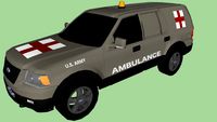 Warfield U.S. Army Ambulance Ford Excursion