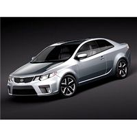Kia Forte Cerato Koup 2010 3D Model