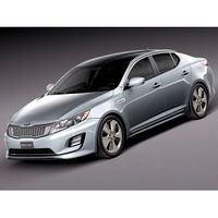 Kia Optima Hybrid 2014 - 3D Model