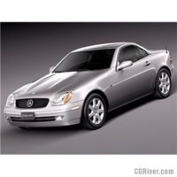 Mercedes SLK R170 1996-2004 - 3D Model