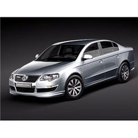 Volkswagen Passat B6 BlueMotion 3D Model