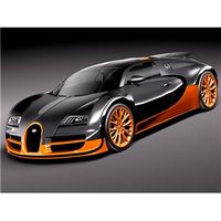 Bugatti Veyron Super Sport 2012 3D Model