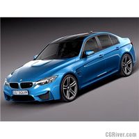 BMW M3 F30 Sedan 2015 - 3D Model