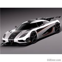 Koenigsegg One-1 2014 - 3D Model