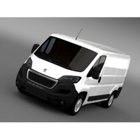 Peugeot Boxer Van L1H1 2014 - 3D Car for Maya