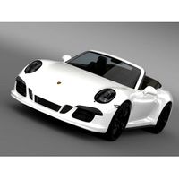 Porsche 911 Carrera 4 GTS Cabriolet 991 2015 - 3D Car for Maya