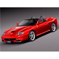 Ferrari 550 Barchetta 2000-2002 - 3D Model