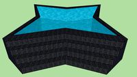 Piscina Estrela com 4 pontas