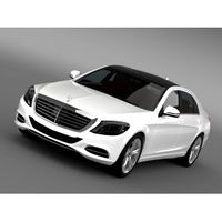 Mercedes Benz S 500 Plug In Hybrid W222 2013 - 3D Car for Maya