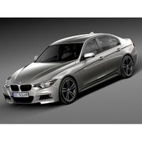 BMW 3-Series M-package Sedan 2016 - 3D Model