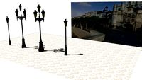 Farolas del puente de Sta. Maria de Burgos