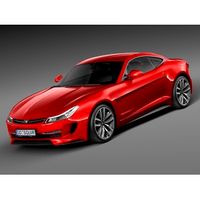 Generic Average Sport Coupe 2015 - 3D Model