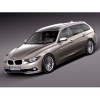 BMW 3-Series Touring F31 2016 - 3D Model