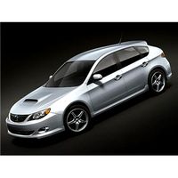 Subaru Impreza WRX 2008 3D Model