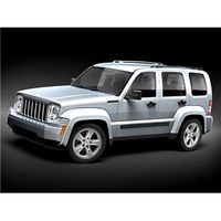 Jeep Liberty 2008 SUV 3D Model