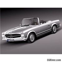 Mercedes-Benz SL W113 Pagoda 1963 - 1971 - 3D Model