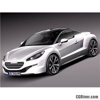 Peugeot RCZ 2013 - 3D Model