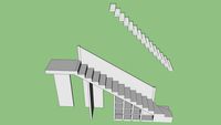 ebauche escalier droit quart -tournant