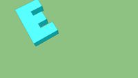 Block Letter E