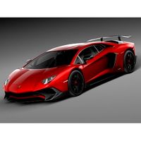 Lamborghini Aventador LP750-4 SV 2016 - 3D Model