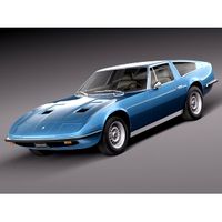 Maserati Indy 1973 - 3D Model
