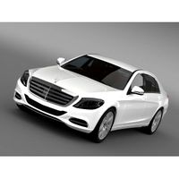 Mercedes Benz S 600 Guard W222 2014 - 3D Car for Maya