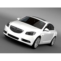 Opel Insignia Hatchback 2008-13 - 3D Car for Maya