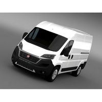 Fiat Ducato Van L2H2 2014 - 3D Car for Maya