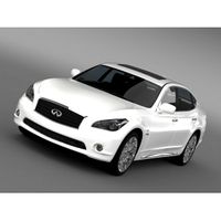 Infiniti M35hL (Y51) 2013- 3D Car for Maya
