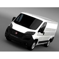 Fiat Ducato Van L1H1 2014 - 3D Car for Maya