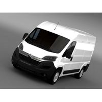 Citroen Jumper Van L2H2 2014 - 3D Car for Maya