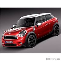 Mini Cooper Paceman ALL4 2014 - 3D Model