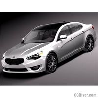 Kia Cadenza 2014 - 3D Model