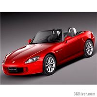 Honda S2000 2008 - 3D Model