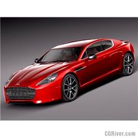 Aston Martin Rapide S 2014 - 3D Model