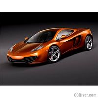 McLaren mp4-12c 2012 - 3D Model