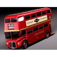 Routemaster London Double Decker Bus - 3D Model