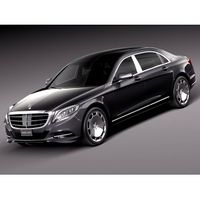 Mercedes-Benz S-Class Maybach 2016 - 3D Model